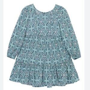 PEEK AREN'T YOU CURIOUS
Kids' Leaf Print Long Sleeve dress cotton 8 Girls